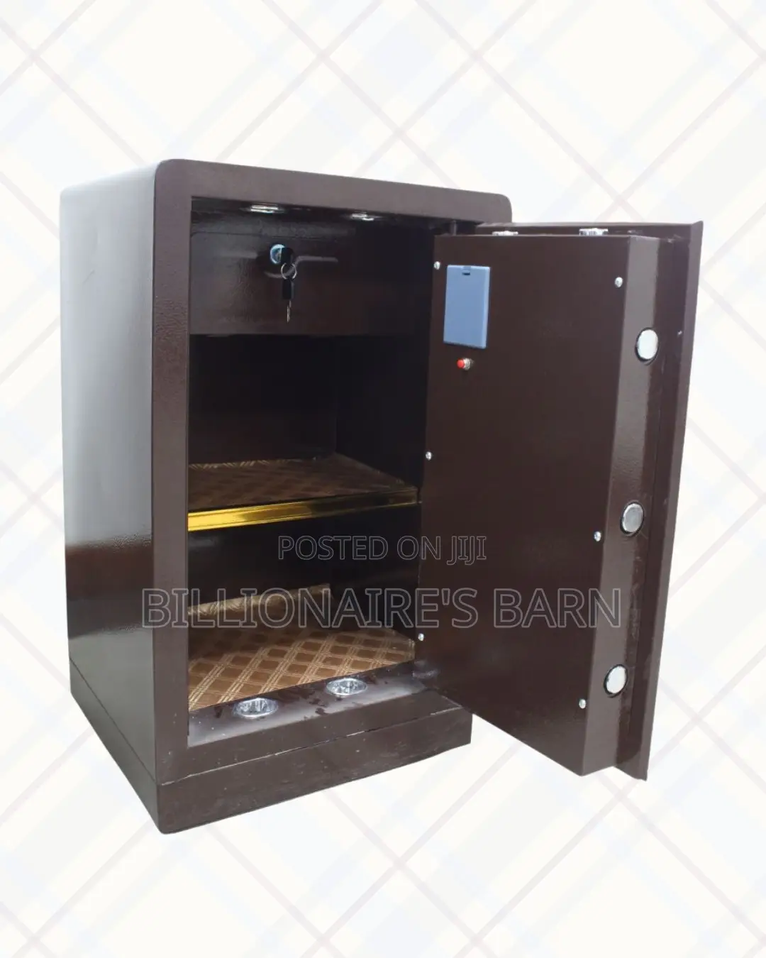 Fireproof Biometric Safe Programmable Keypad And Dual Alarm Solution