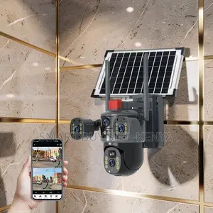 Ip66 Rated Waterproof 20mp Ultra Hd 4g PTZ Triple Lens Solar Camera