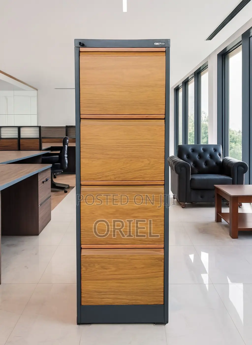 Modern Office Cabinet : 4 Drawer Metal Filing Cabinet