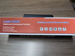 Multifunction Led Rechargeable Torch With Shock