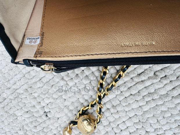 Authentic Chanel Pearl Crush Woc Black Lambskin Gold Hardware - thumbnail 6