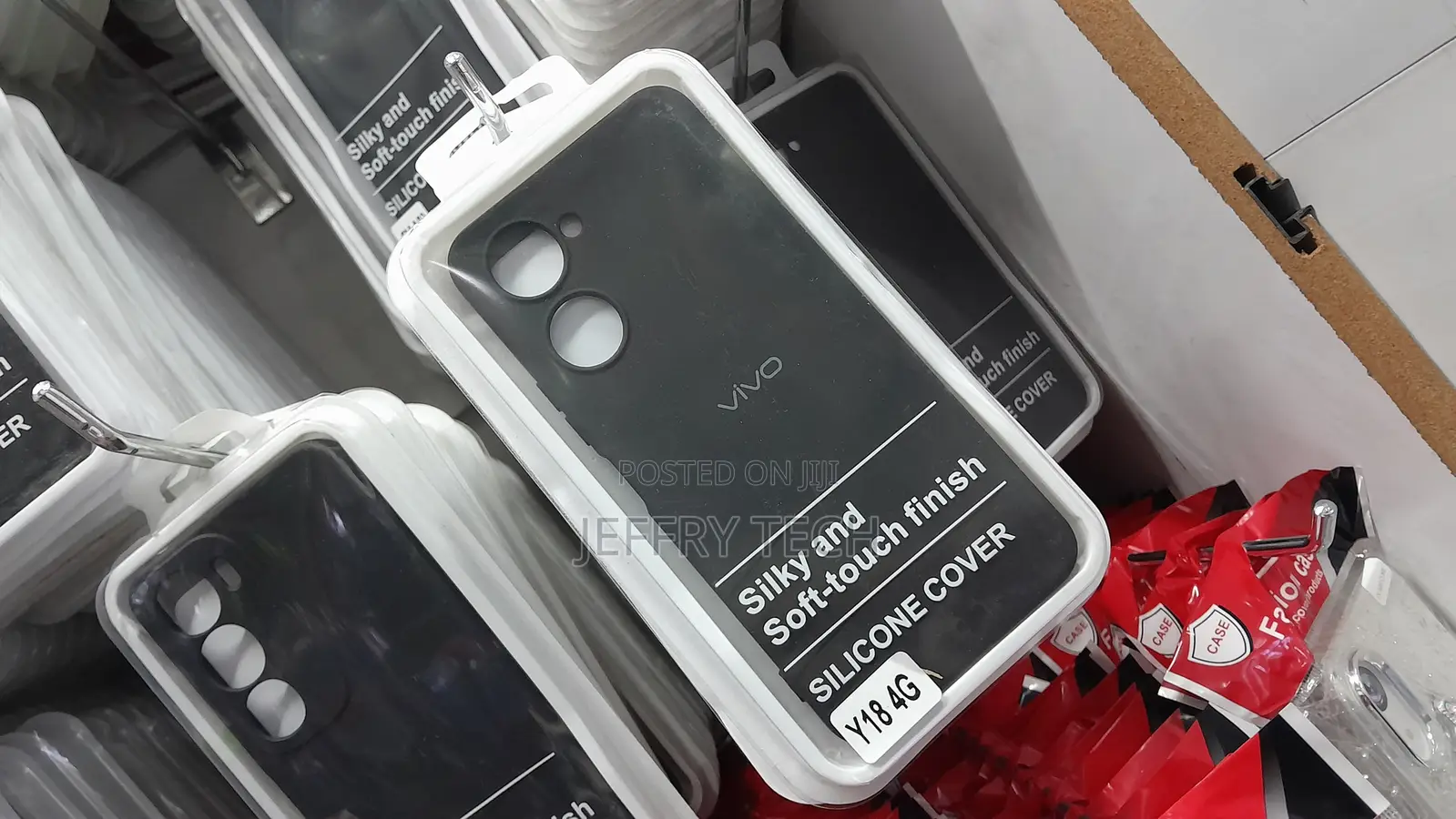 Bina Vivo Y18 4g, Silicone Protective Phone Case With Silicone Lanyard