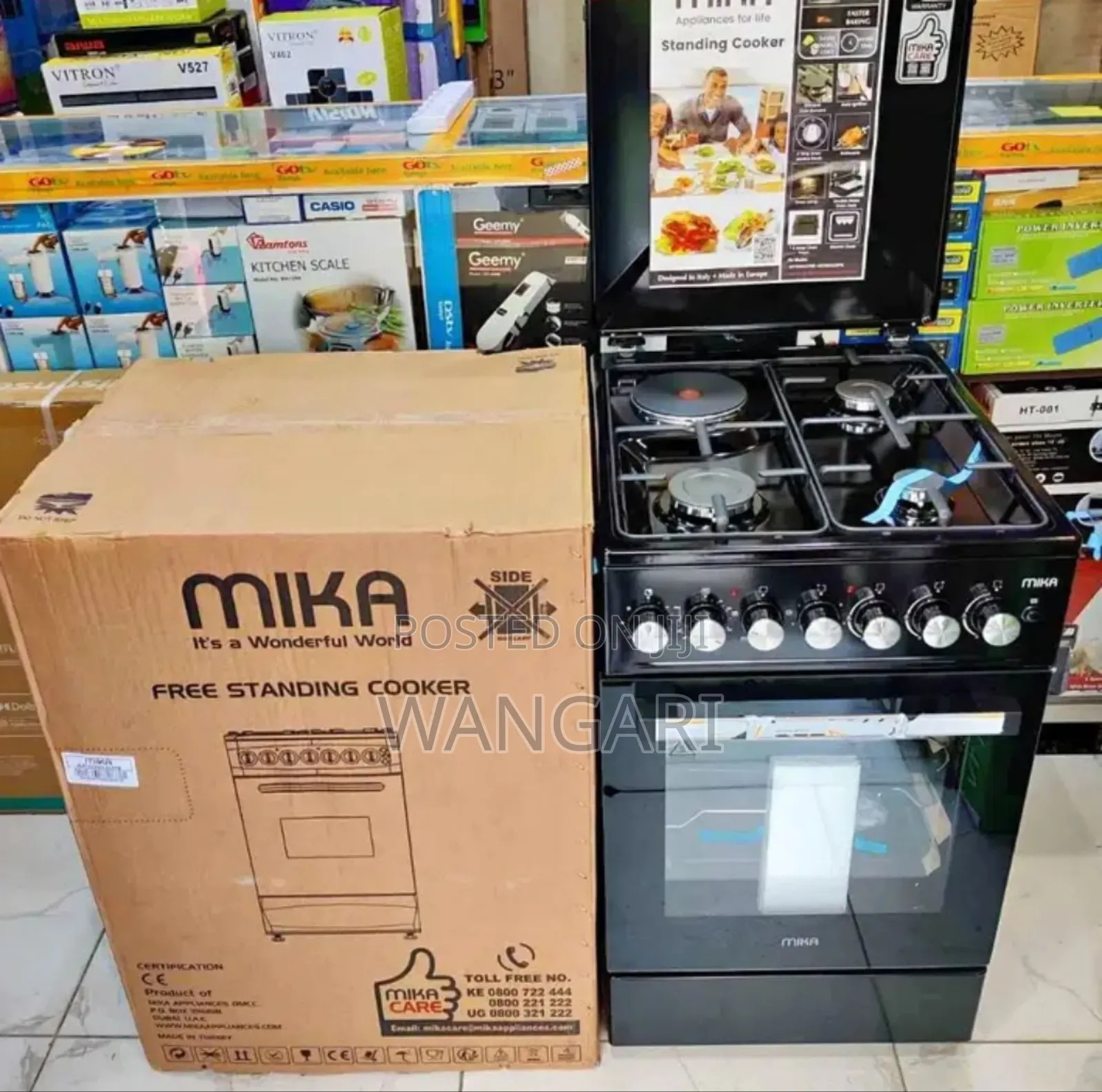 Available Mika 58by 58 Standing Cooker,