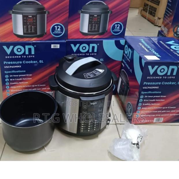 Von 6 Litres Multi-Function Pressure Cooker