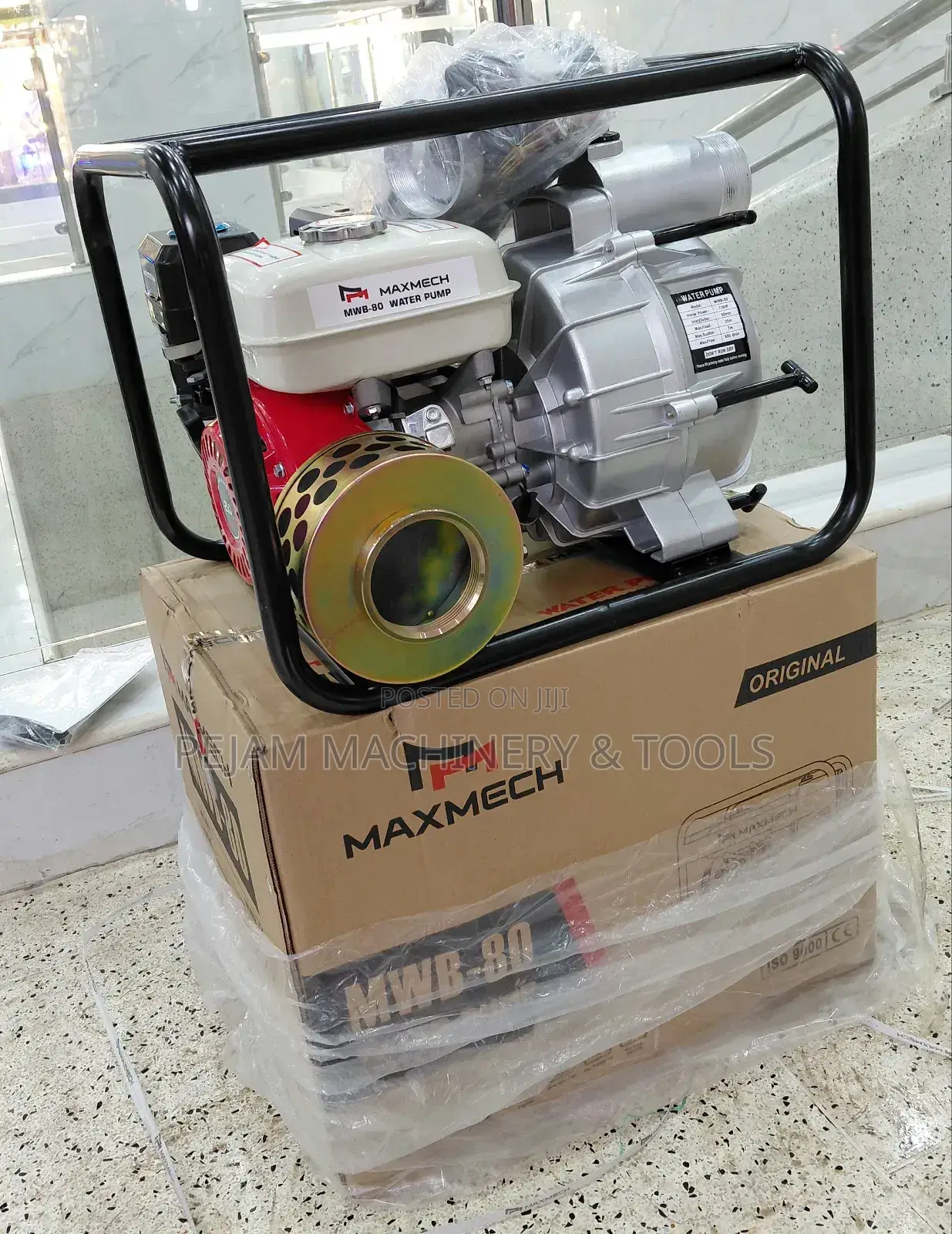 Maxmech MWB-80 3" Petrol Sewage Pump for Drainage and Construction Use
