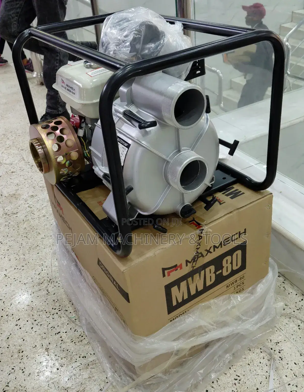 Maxmech MWB-80 3" Petrol Sewage Pump for Drainage and Construction Use