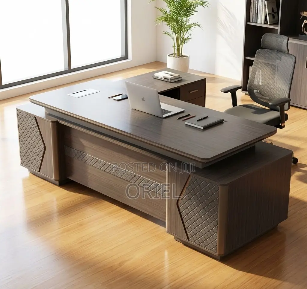 2.4-Meter L-Shaped Executive Office Desk : 2400mm Executive Office Des