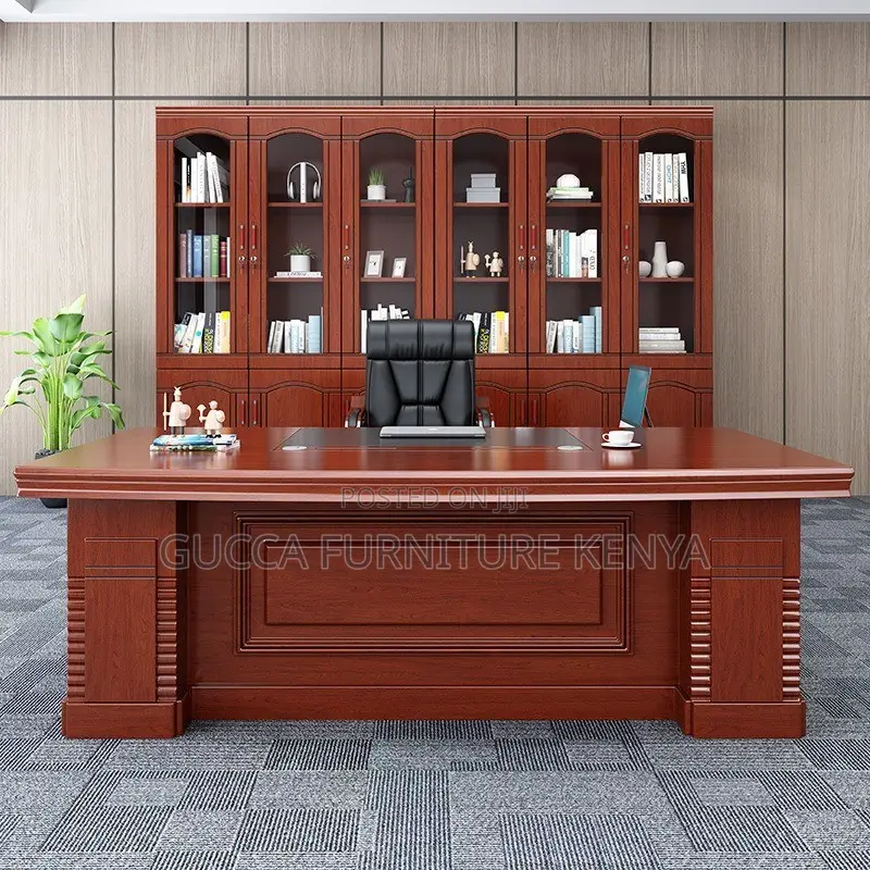 Executive President L-shaped Office Table-180cm