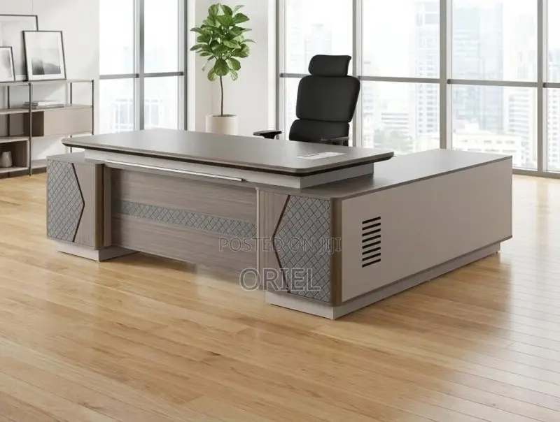 2.4-Meter L-Shaped Executive Office Desk : 2400mm Executive Office Des
