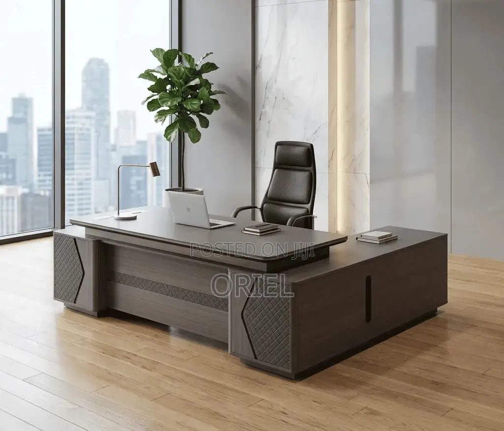 2.4-Meter L-Shaped Executive Office Desk : 2400mm Executive Office Des