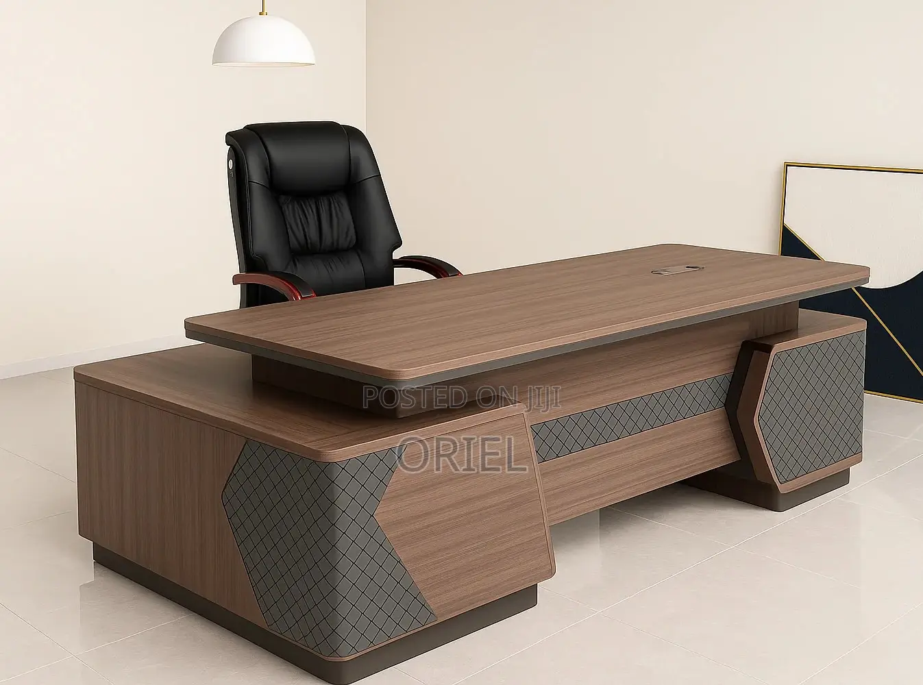 2.4-Meter L-Shaped Executive Office Desk : 2400mm Executive Office Des