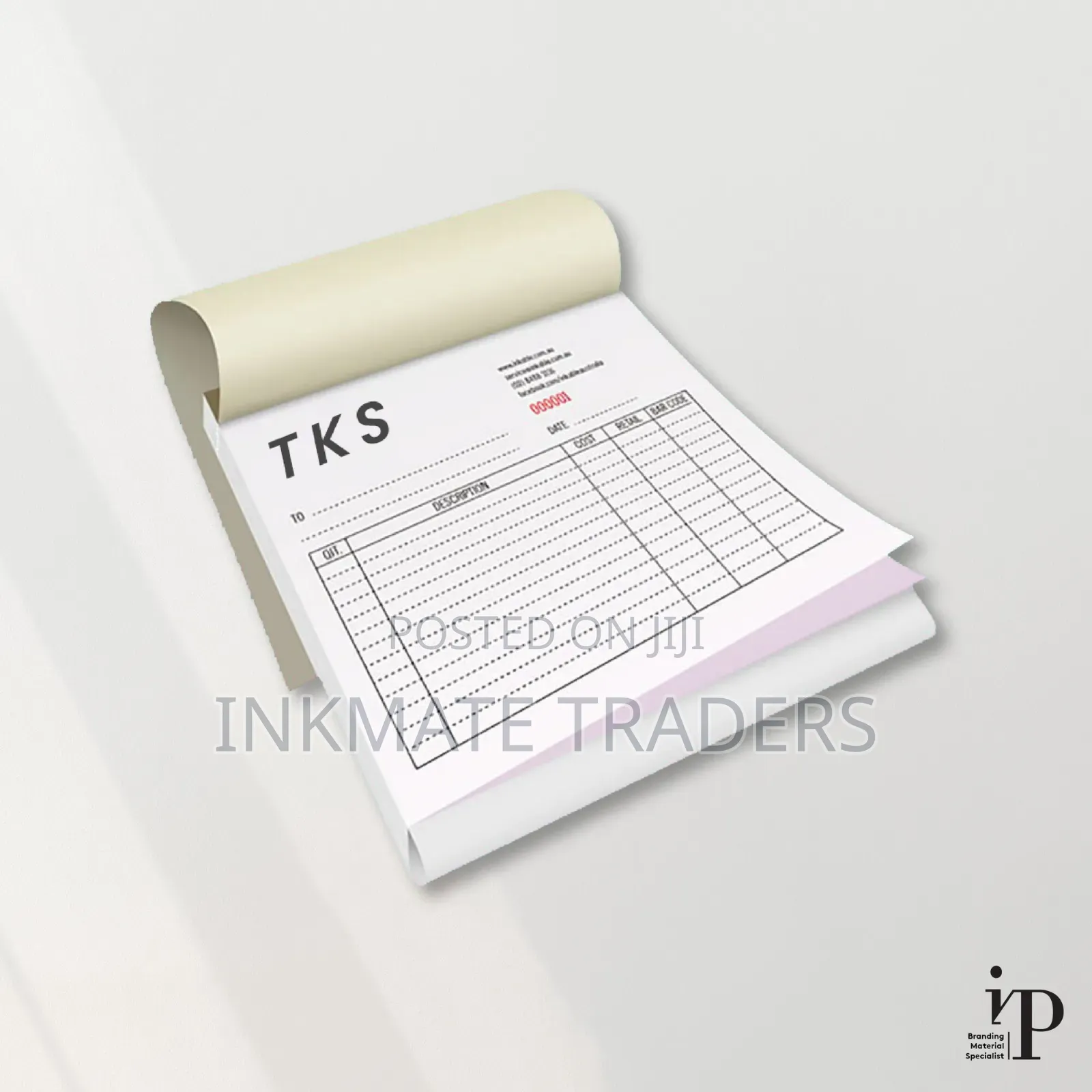 Custom A5 Receipt Books for Your Business
