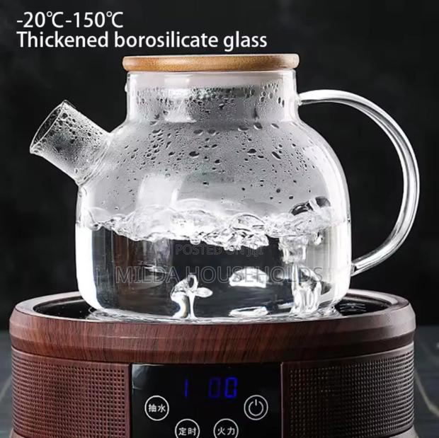 *Heat-Resistance Glass Teapot - main view
