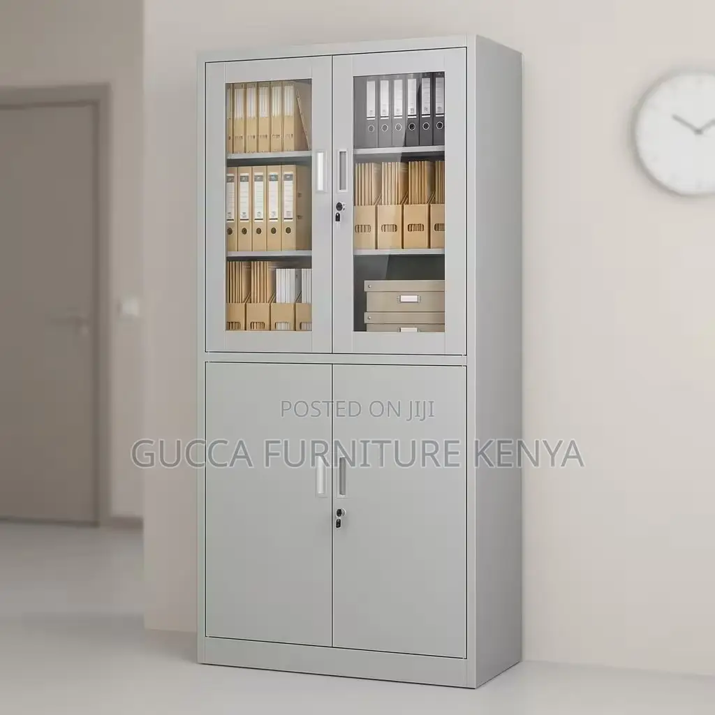 Glass Door's Steel Office Filling Cabinet