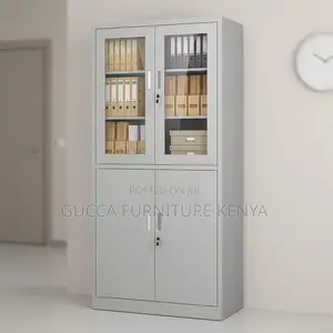 Glass Door's Steel Office Filling Cabinet