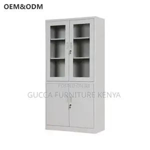 Glass Door's Steel Office Filling Cabinet