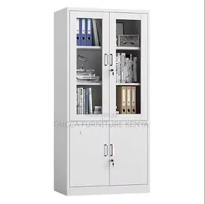 Glass Door's Steel Office Filling Cabinet