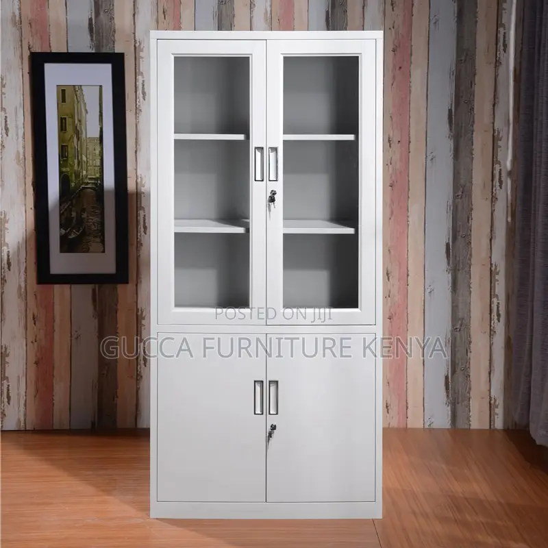 Glass Door's Steel Office Filling Cabinet