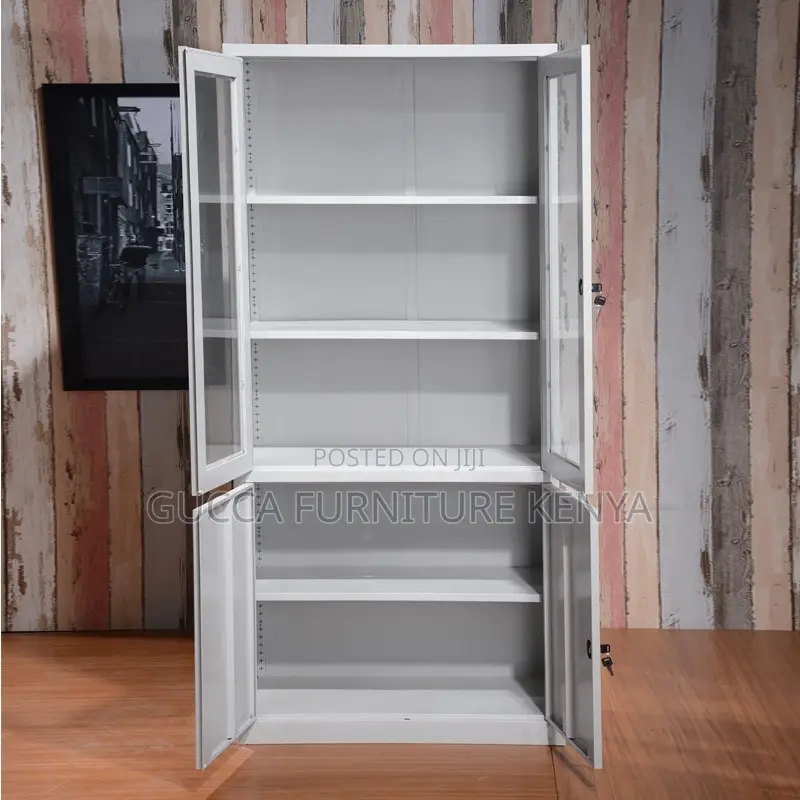 Glass Door's Steel Office Filling Cabinet