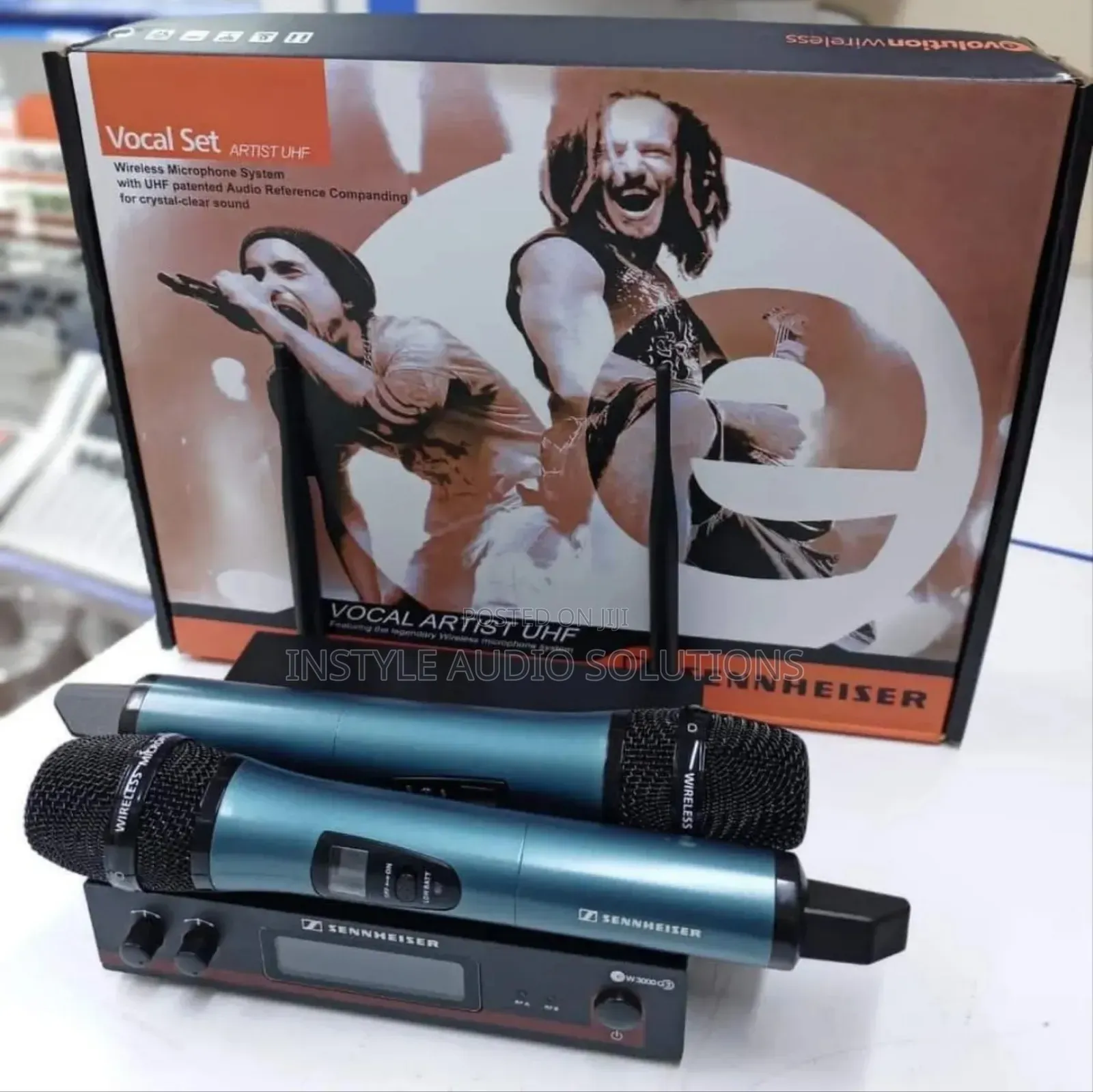 Senneizer Vocal Set Dual Wireless Microphone 150 Meters Frequency.