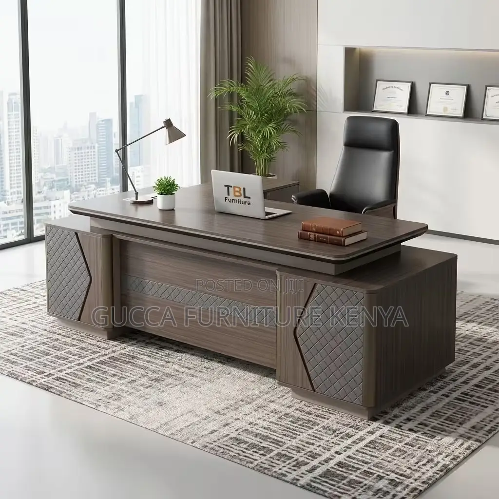 2.4 Meters Director's L-shaped Office Table