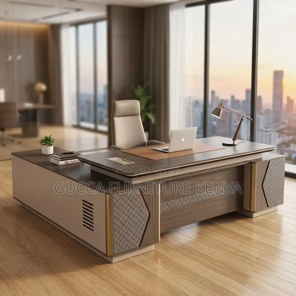 2.4 Meters Director's L-shaped Office Table