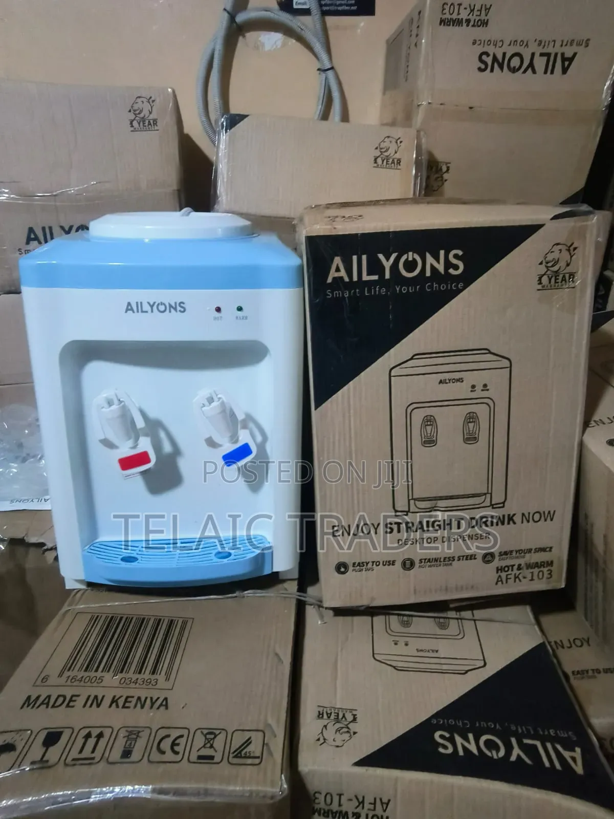 Ailyons Afk-103 Table Top Hot Normal Water Dispenser