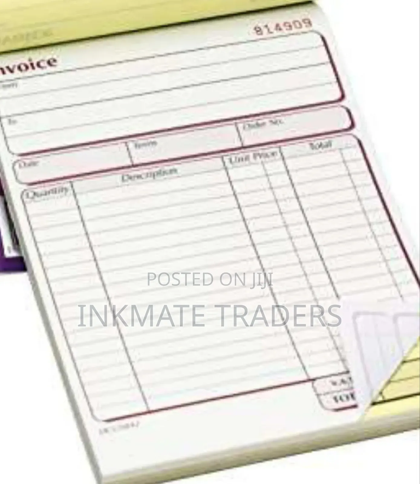 A5 Receipt Books for Shops