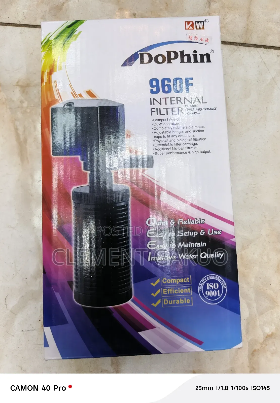 Internal Filter Pump Dolphin {960f}