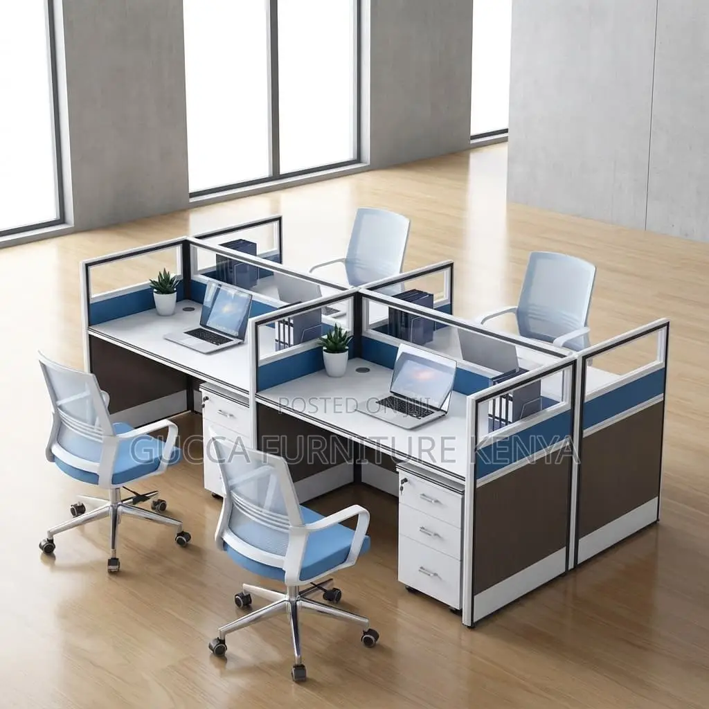 4-way Office Modular Office Workstation