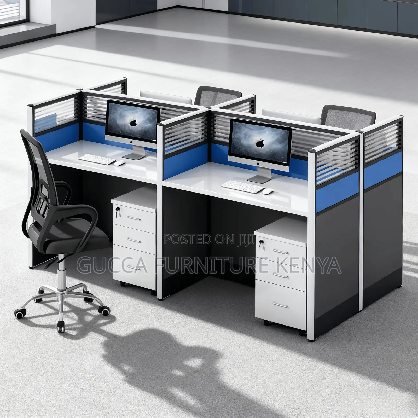 4-way Office Modular Office Workstation