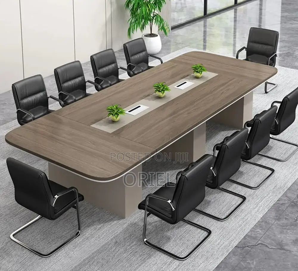 Office Conference Room Table : 2400mm Boardroom Table