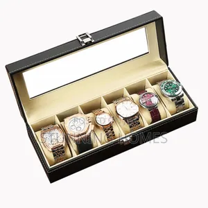 6 Grid Watches Organizer Box