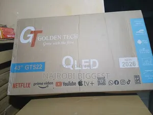 Golden Tech 43" Smart Qled Frameless Television