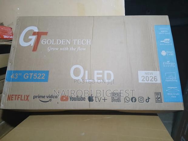 Golden Tech 43" Smart Qled Frameless Television - thumbnail 2