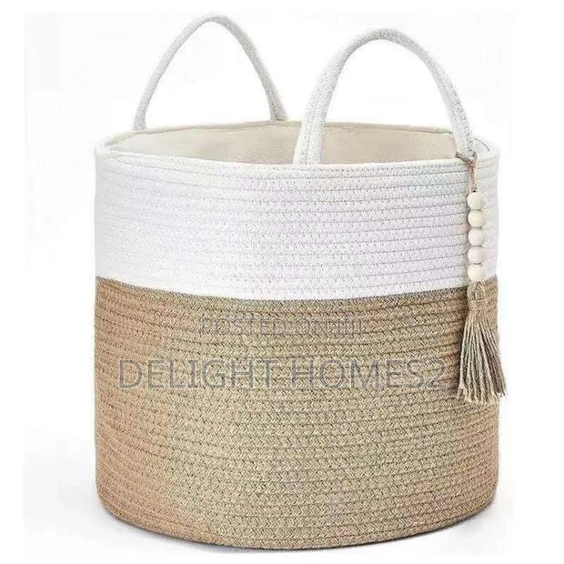 Wooven Decorative Laundry/Toys Basket-Nj