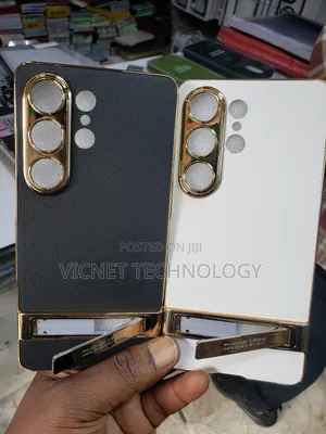 Gold Samsung S26 Ultra Kickstand Mobile Back Case