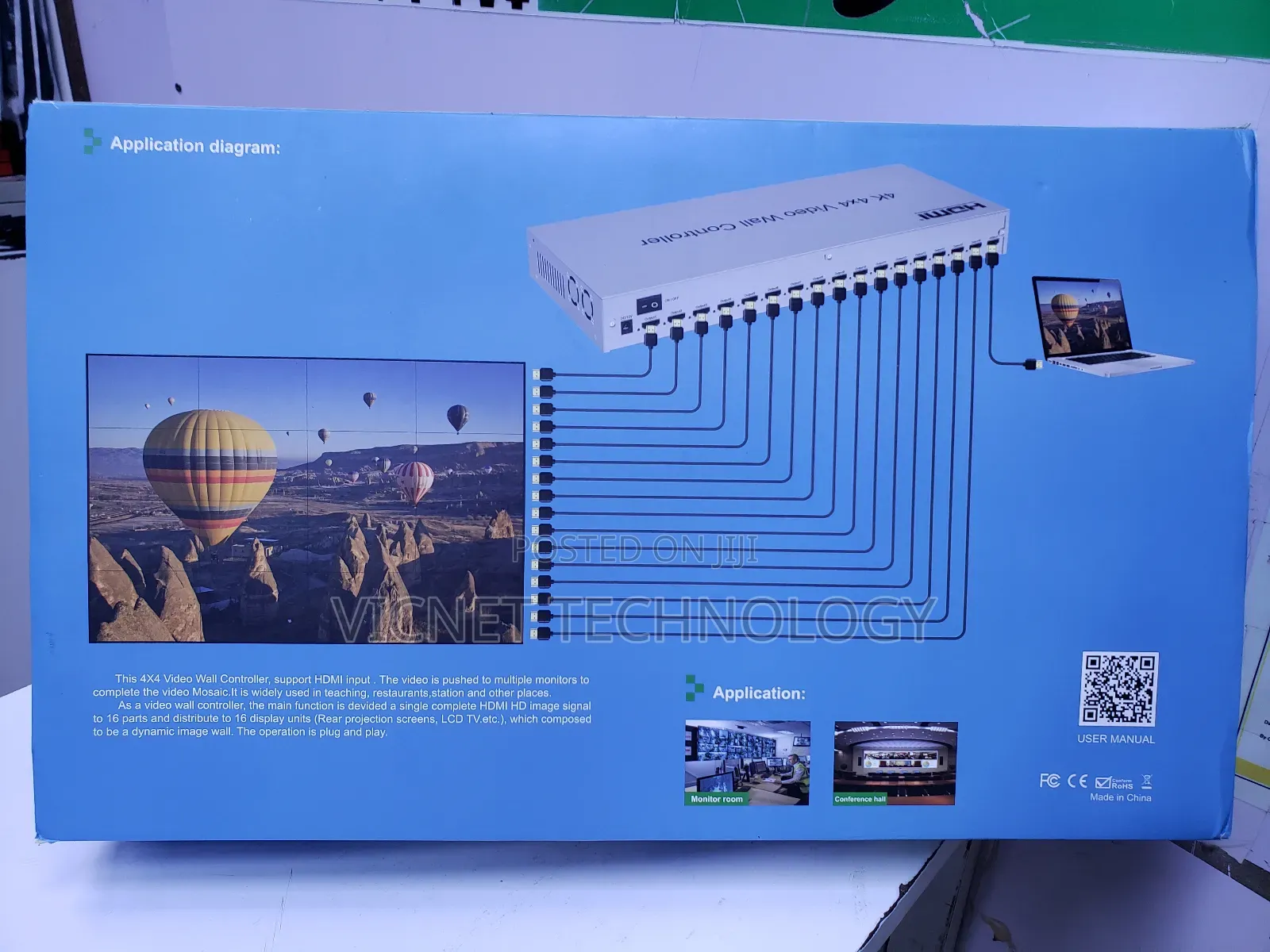  Hdmi 4 × 4 Video Wall Controller