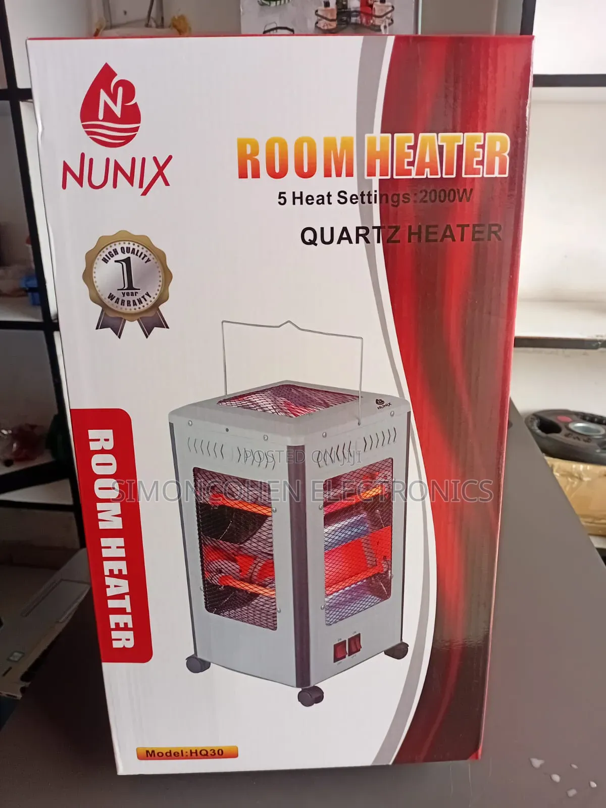 Nunix 5 Sided Room Heater
