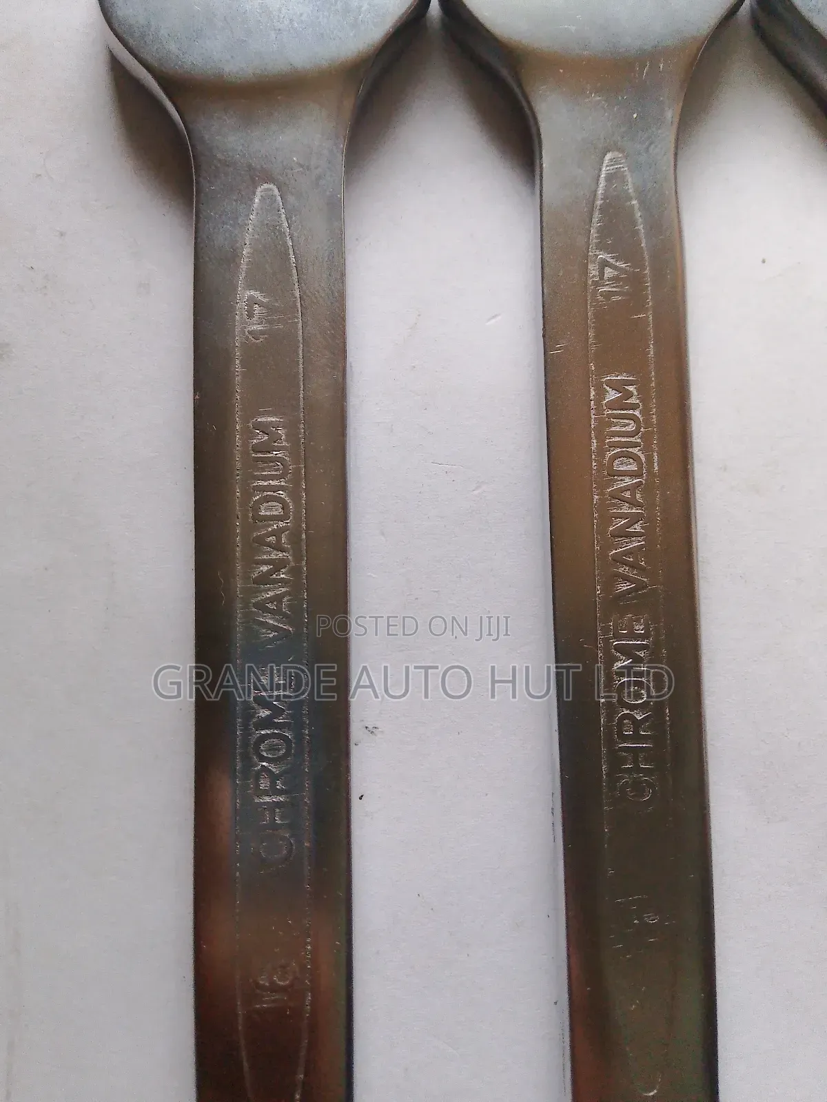 Chrome Vanadium Double Open-Ended Wrenches