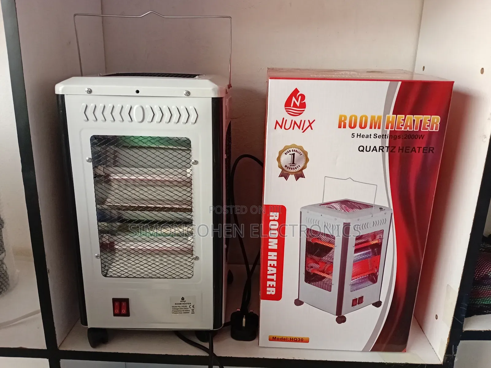 Nunix 5 Sided Room Heater