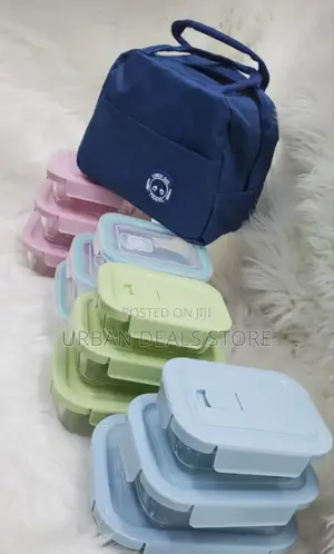 *Glass Snack Box Material:Borosilicate Glass Suitable for Baking Too