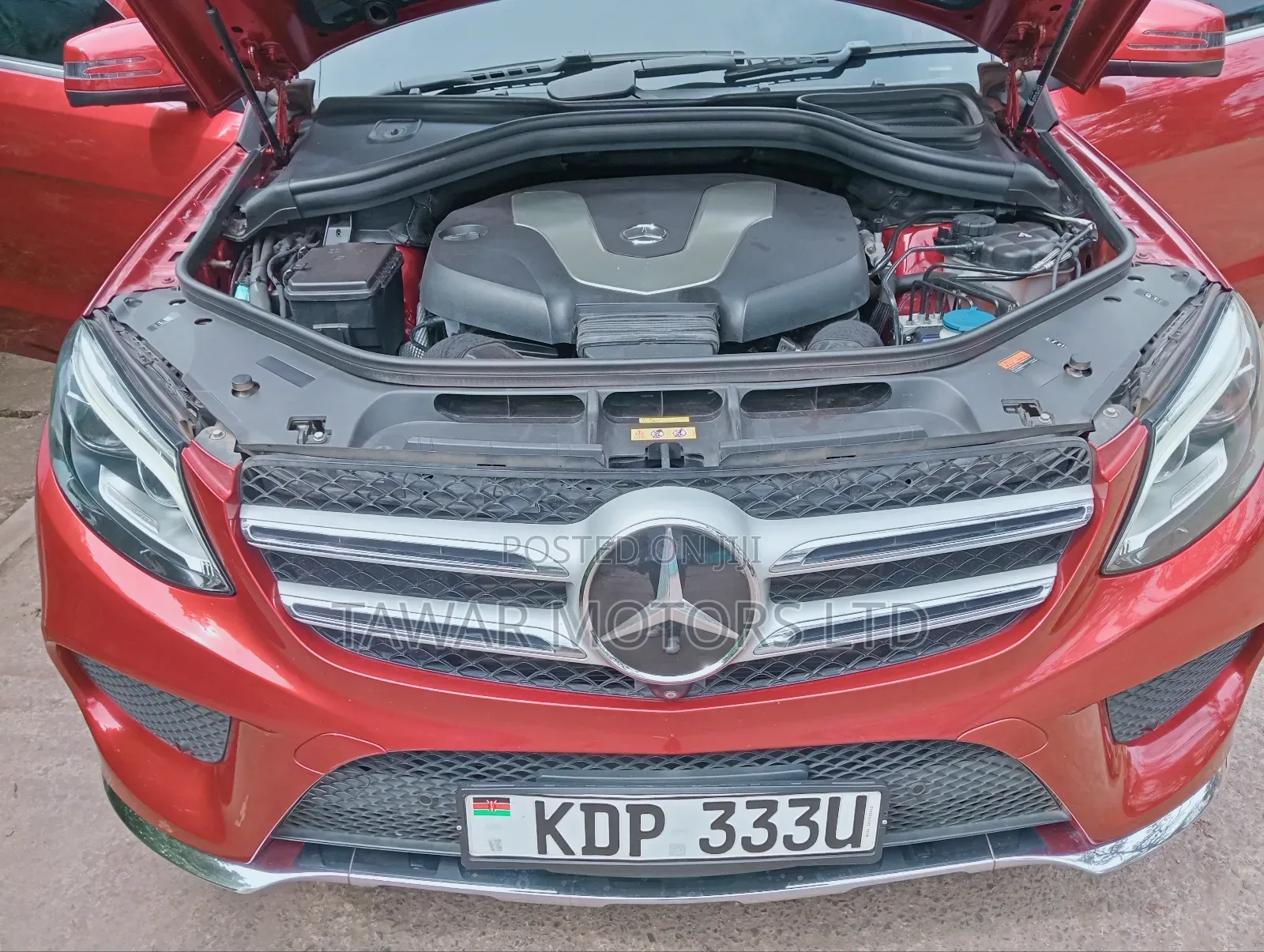 Mercedes-Benz GLE-Class 2016 Red