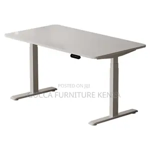 1200mm White Motorized Electric Office Desk