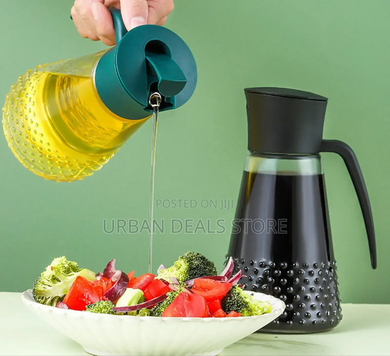 *Oil Jar*
*Capacity: 630ml Black Green