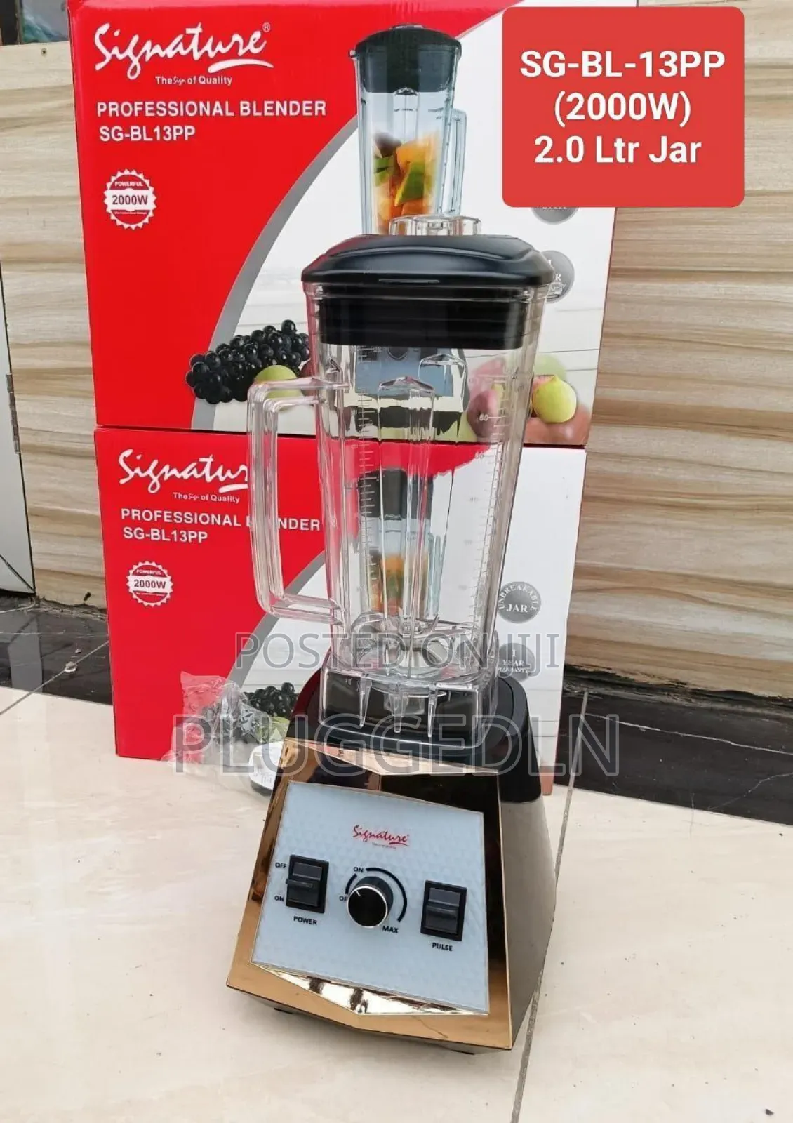 Signature 2000w (Sg-Bl-13pp) 
Commercial Blender With 2.0 LTR One Jar