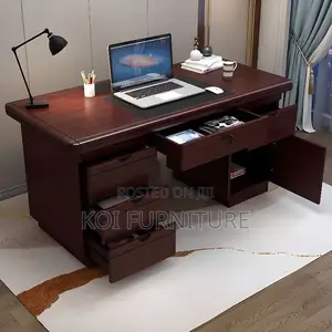 Office Desk; 1200mm Mahogany Executive Desk