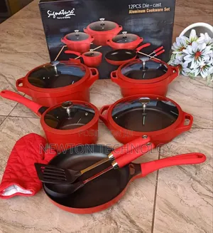 12 Pieces Signature Die Cast Nonstick Cookware Set