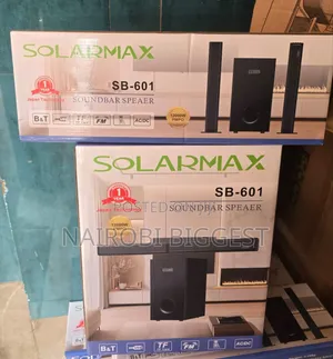 2.1ch Solarmax Sb-601 Soundbar Multimedia Speaker System Woofer