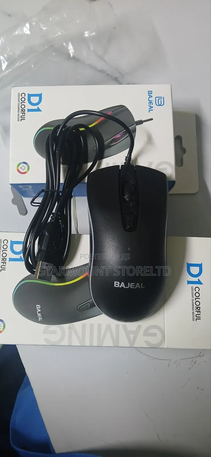 Bajeal D1 Colorful Ledlight Gaming Mouse